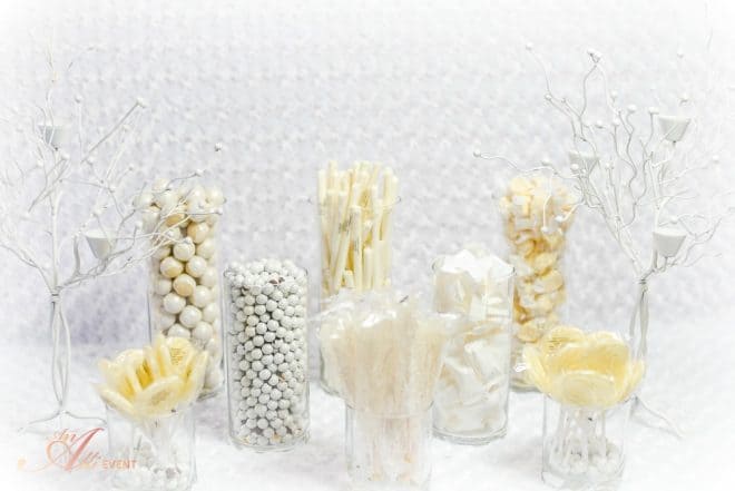 White Candy Bar for New Year's Eve