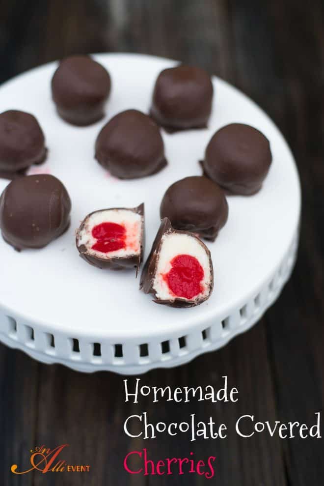 Homemade Chocolate Covered Cherries