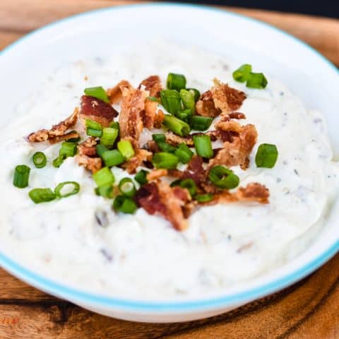 Blue Cheese Bacon Dipping Sauce