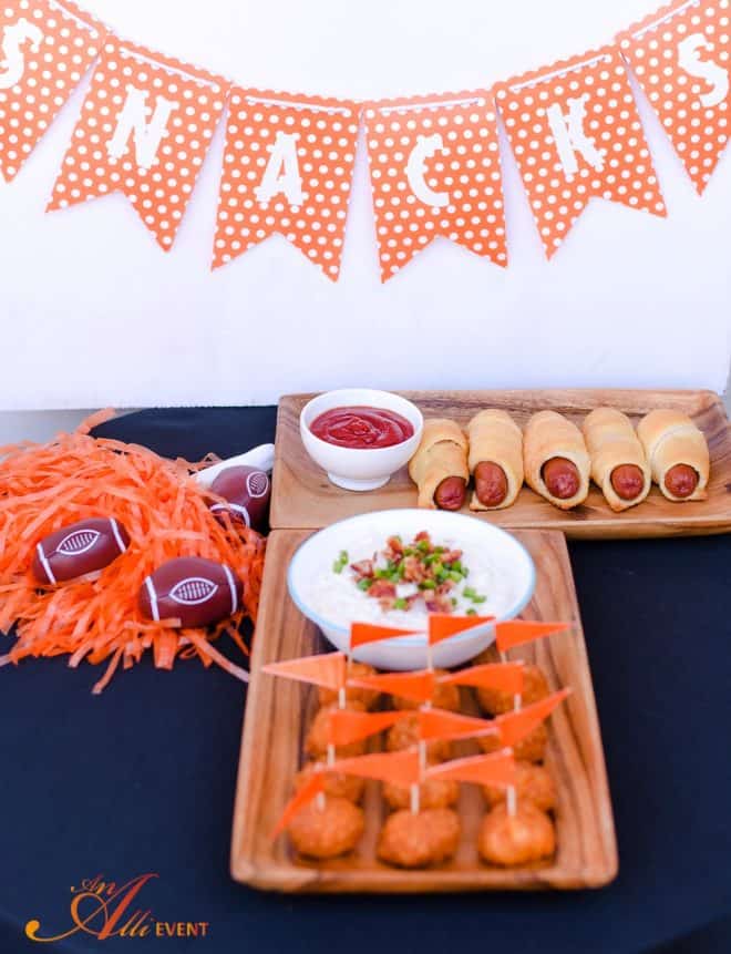 Blue Cheese Bacon Dip and Favorite Football Party Snacks