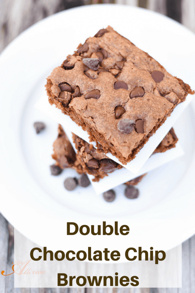 Double Chocolate Chip Brownies