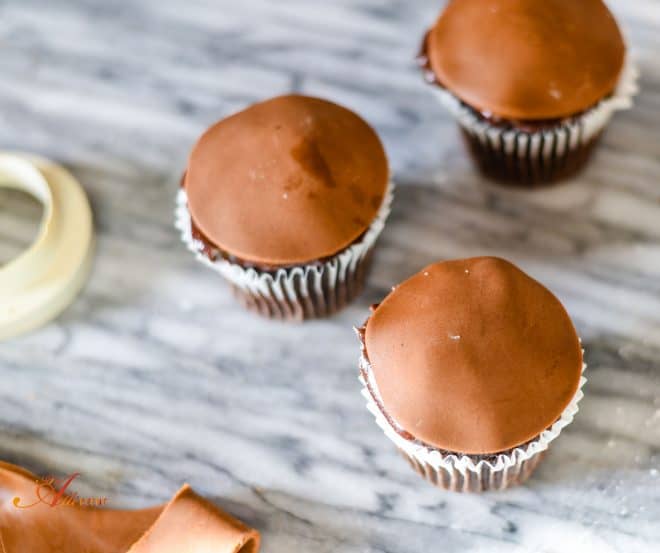 Fondant Covered Cupcakes - Surprise Birthday Party