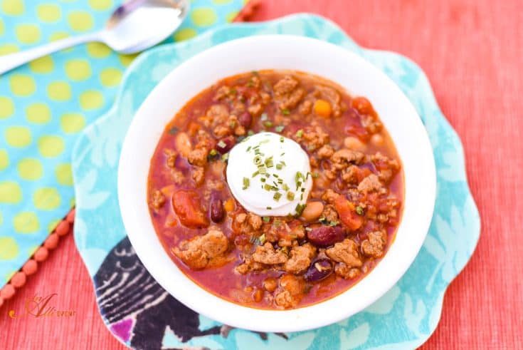 Slow Cooker Heart Healthy Turkey Chili