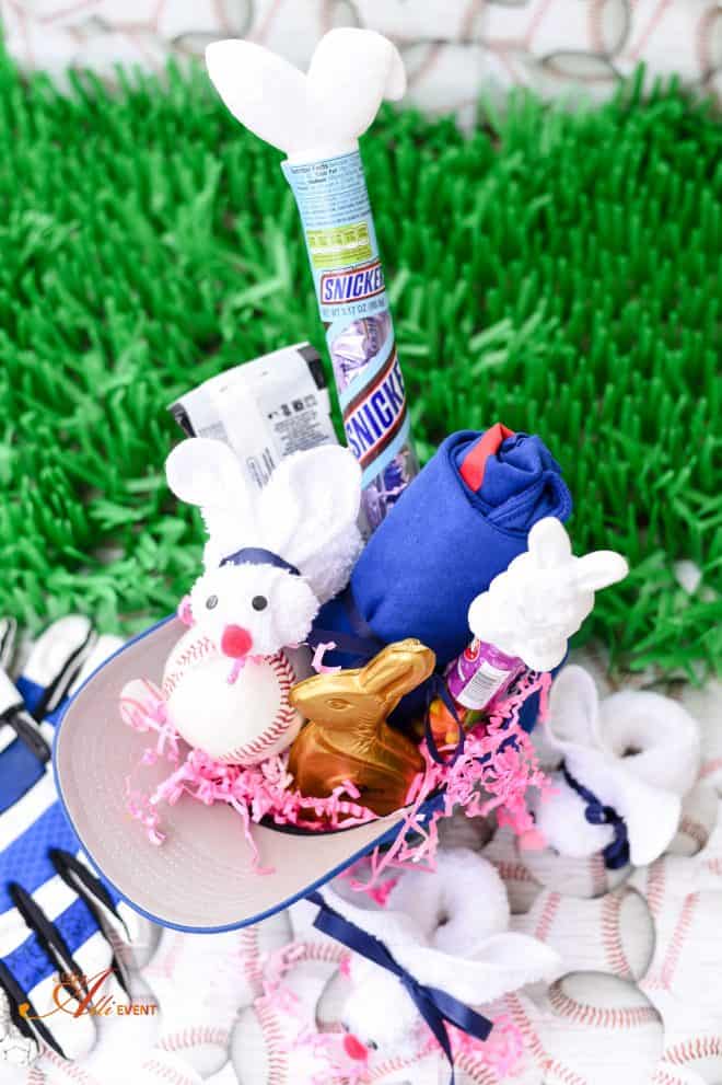 Baseball Themed Easter Basket for Teens