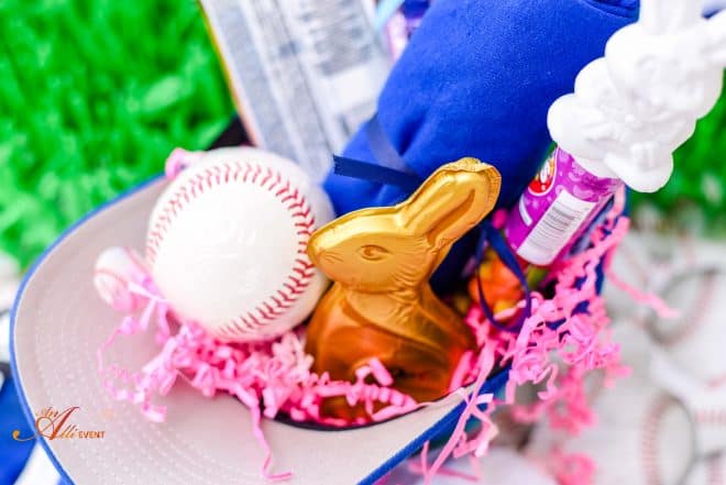 Baseball Themed Easter Basket