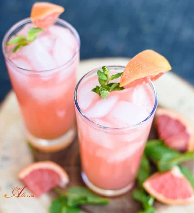 Easy Virgin Manhattan - Virgin Pink Grapefruit Mojito