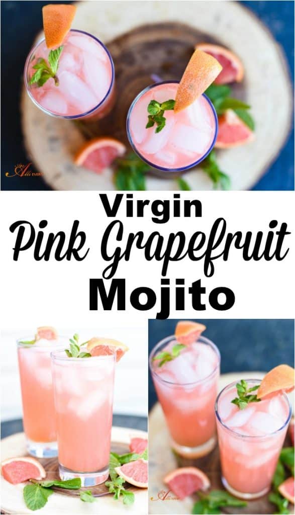 Virgin Pink Grapefruit Mojito