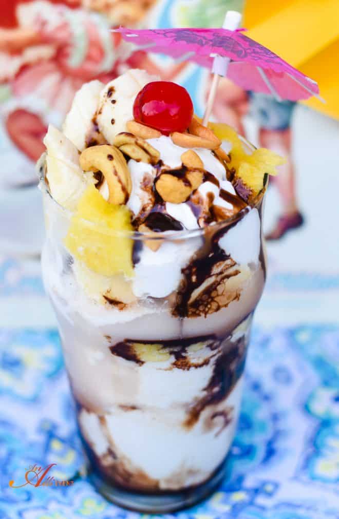 How to Make Vanilla Bean Banana Split Floats