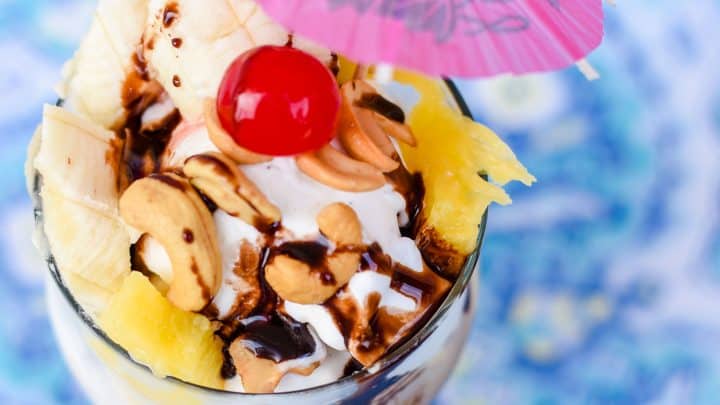 binsakao Banana Split Dish Boat, Eiscreme-Eisschale, Dessertschale, transparent, 4 Stück,180ml