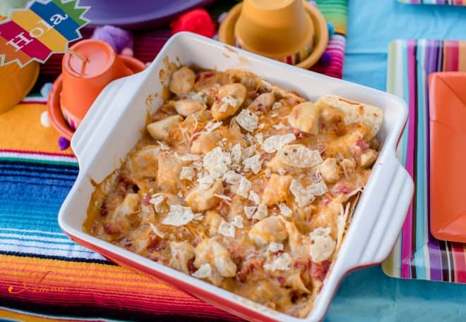 Fiesta and Mexican Chicken Casserole