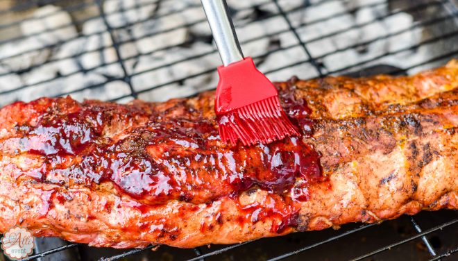 Blackberry Glazed Grilled Ribs