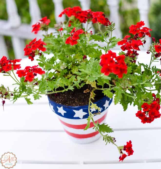 Patriotic Centerpiece & Blackberry Glazed Grilled Ribs