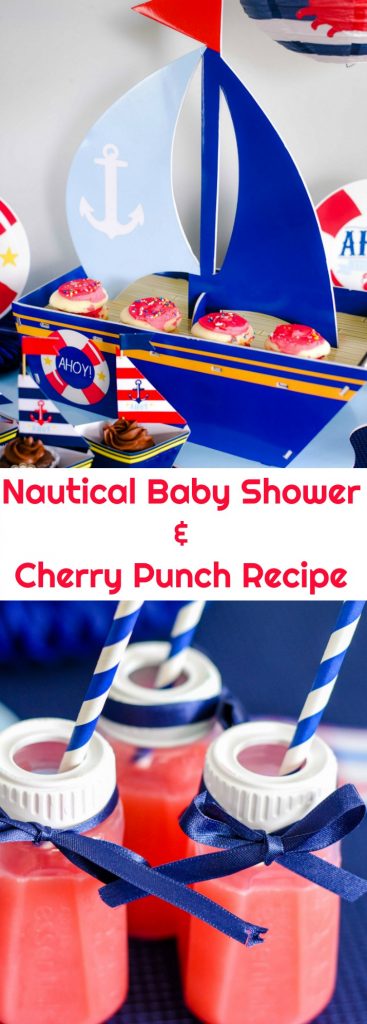 Planning a baby shower? I have lots of tips and ideas, including my favorite Cherry Punch recipe. This Nautical Baby Shower is adorable and easy to plan.