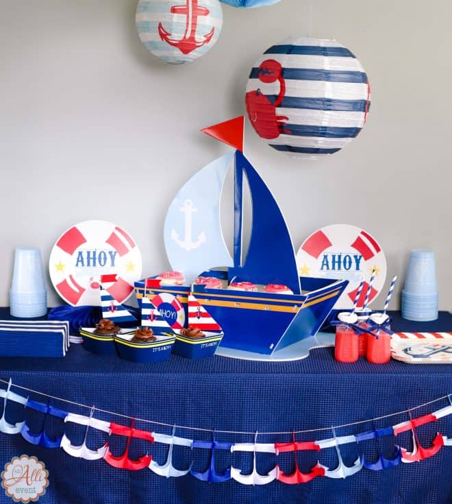 Pretty Pintastic Party 165 Nautical Baby Shower Decor