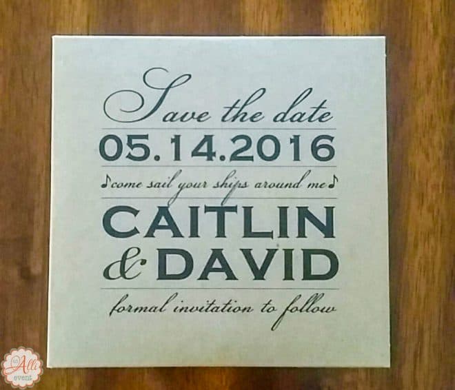 Unique Save the Date Cards