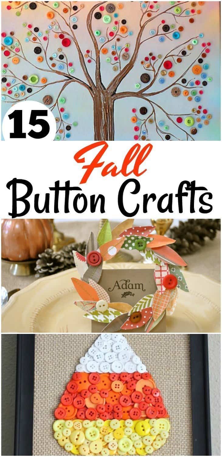 15 Fall Button Crafts You Will Love to Create