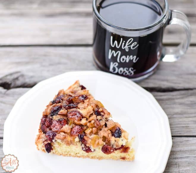 Cranberry Apple Coffee Cake