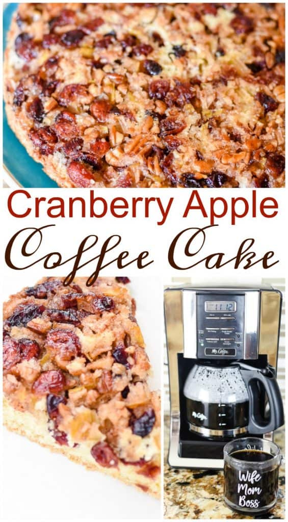 Want to know what you need for the perfect coffee break? I'm sharing my secrets to an amazing afternoon coffee break including my Cranberry Apple Coffee Cake. It's out of this world good! 