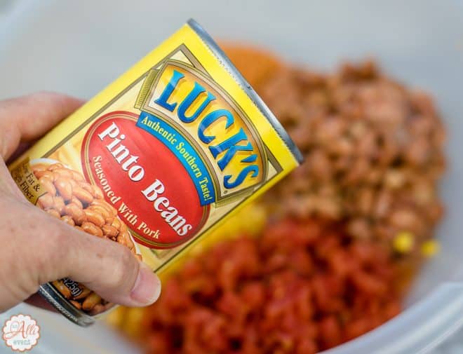 Cheesy Pinto Bean Casserole 