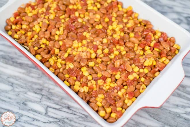 Cheesy Pinto Bean Casserole