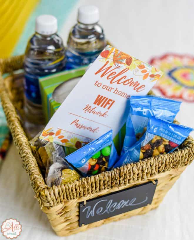 Holiday Basket for Holiday Guests