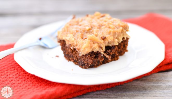 Italian Cream Cake and German Chocolate Sheet Cake