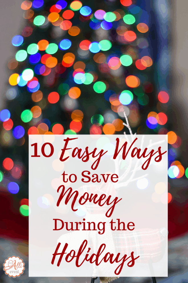 The Holidays can be stressful but they don't have to be. I've got 10 easy ways to save money during the holidays plus free printables! 