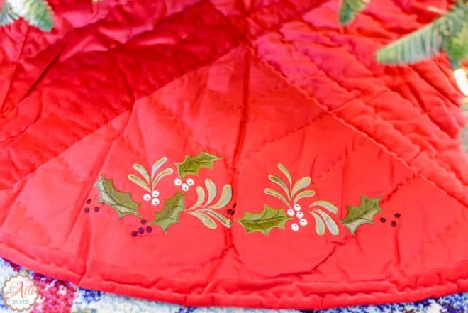 The Beautiful Tree Skirt for my LED Christmas Lights Tree