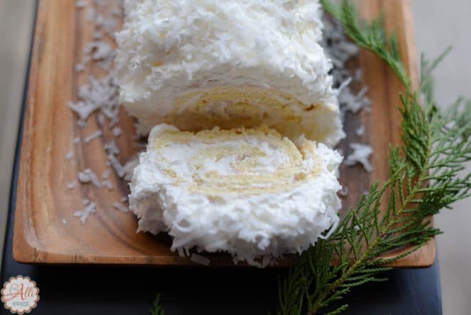 Coconut Cake Roll 