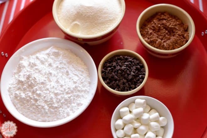 Ingredients for Homemade Hot Cocoa Mix
