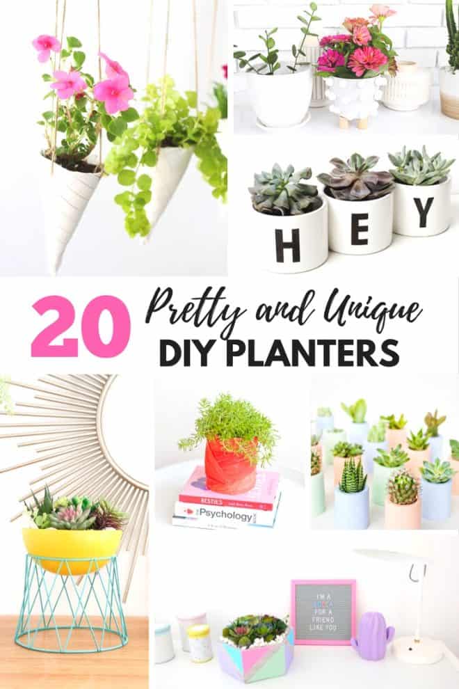 Unique DIY Planters to Make Today