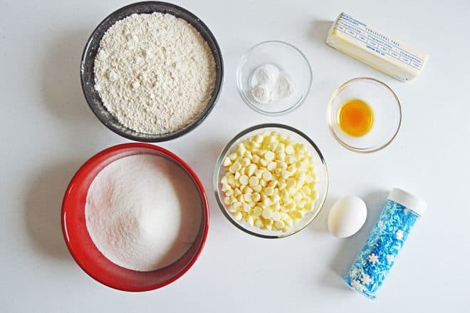 Snow Cookies Ingredients
