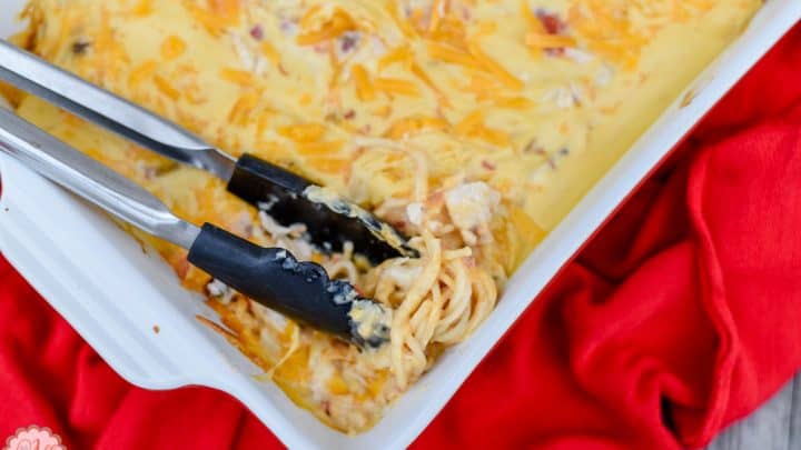 Easy Baked Chicken Spaghetti An Alli Event