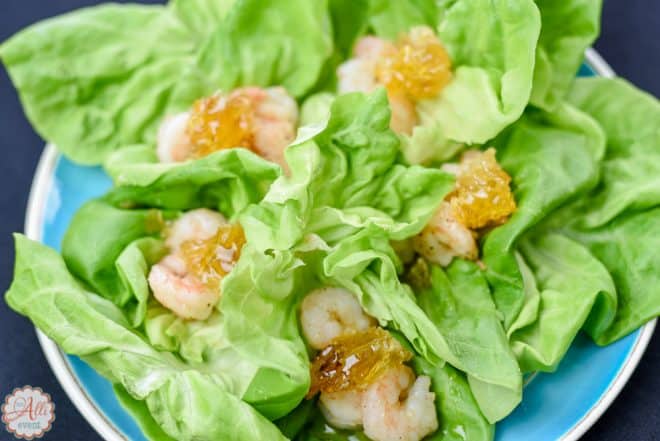 How to Make Sweet and Spicy Shrimp Lettuce Wraps