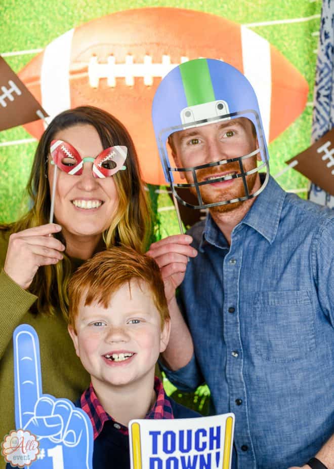 Photo Booth for Football Party