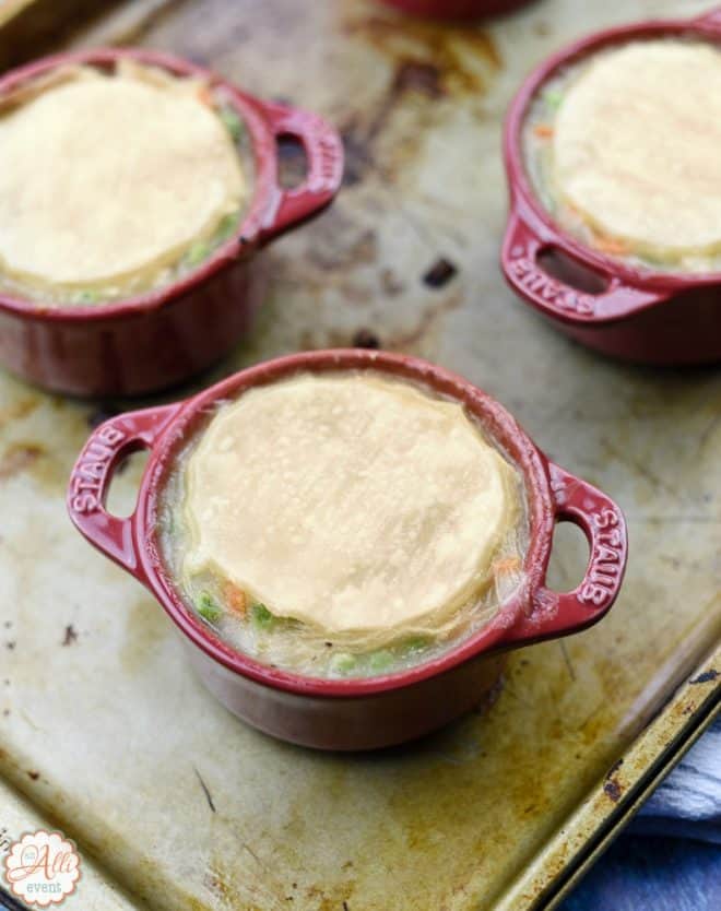 How to Make Mini Chicken Pot Pies