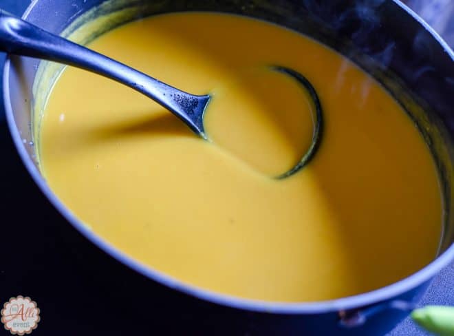 Bath of Sweet Potato Soup