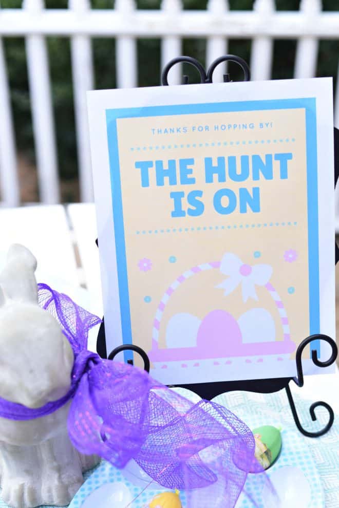 The Hunt is On - DIY Easter Bag