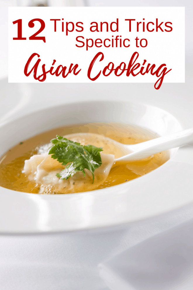 Have you ever cooked Asian inspired dishes at home? Here are 12 tips and tricks specific to Asian Cooking. Plus, there are 30 recipes to try! 