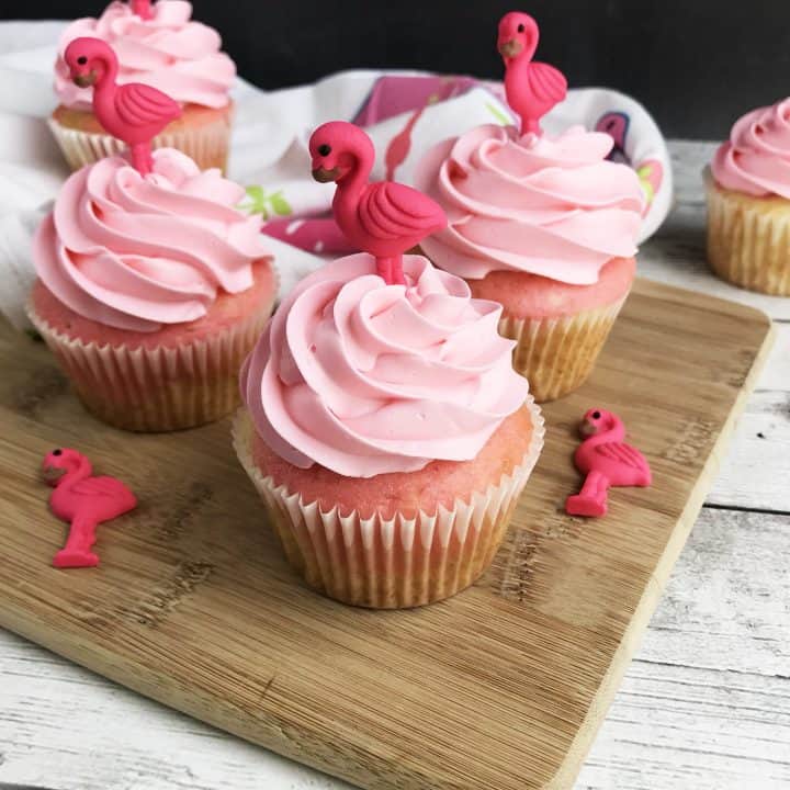 Flamingo Cupcakes