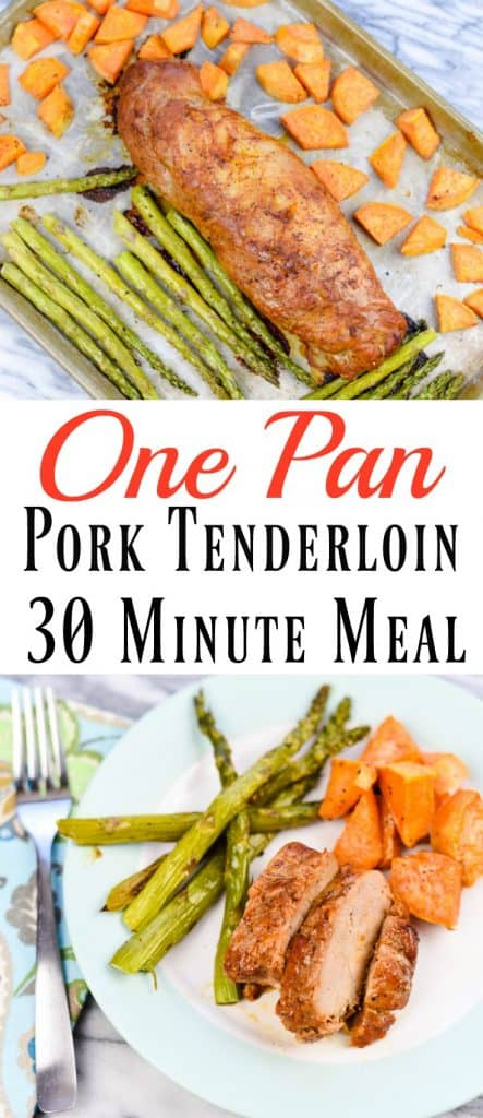 My Easy One Pan Pork Tenderloin Dinner is a family favorite. Plus, cleanup is a breeze! 