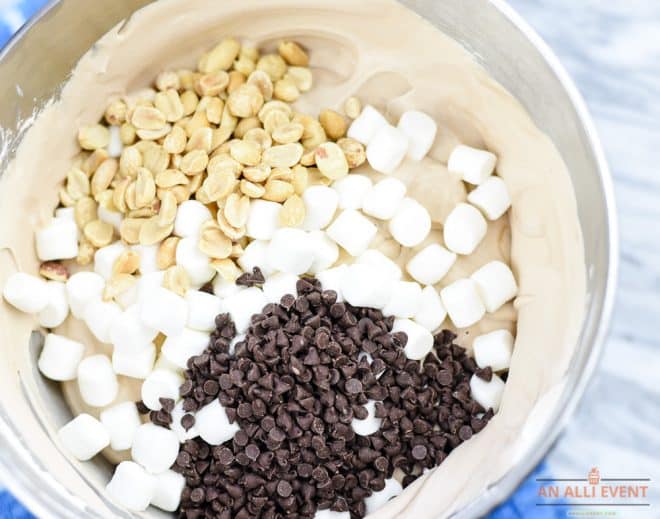 How to Make No Churn Rocky Road Ice Cream