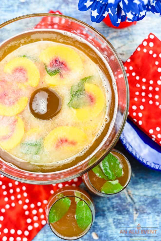 Peach Tea Punch is perfect for summer