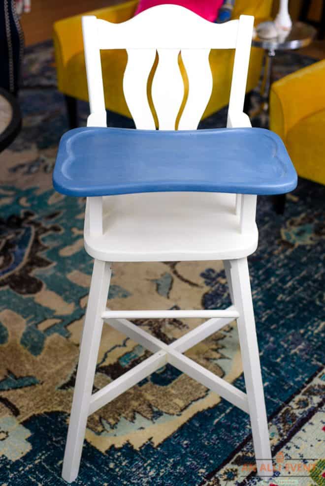 High Chair Makeover - After