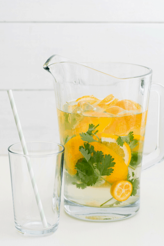 Citrus Cilantro Water - Infused Water Combinations