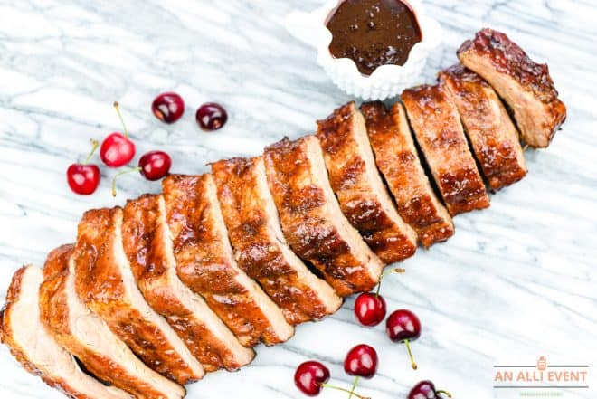 How to Make Cherry-Apple Glazed Grilled Ribs - so easy!