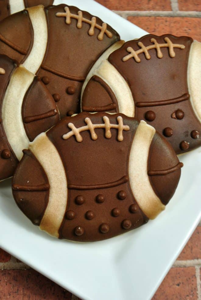 Ready to Eat - Vintage Football Sugar Cookies