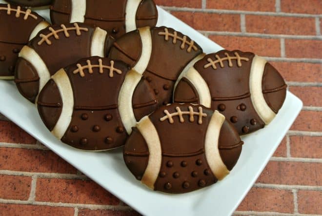 Vintage Football Sugar Cookies - Step by Step Recipe