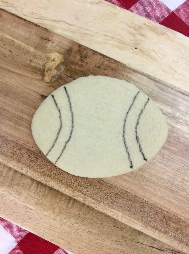 How to decorate Vintage Football Sugar Cookies