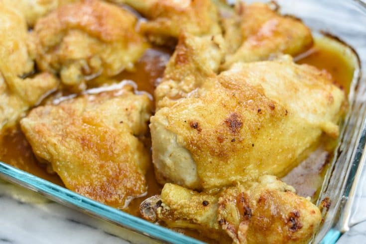 Honey Glazed Baked Chicken is flavorful and tender.